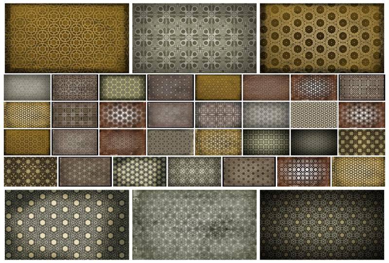 Captivating Collection of 40+ Dark Brown Vintage Ornamental Background Patterns