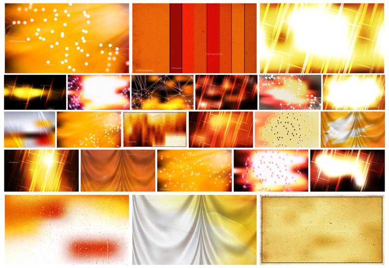 Captivating Collection of Abstract Orange Background Designs