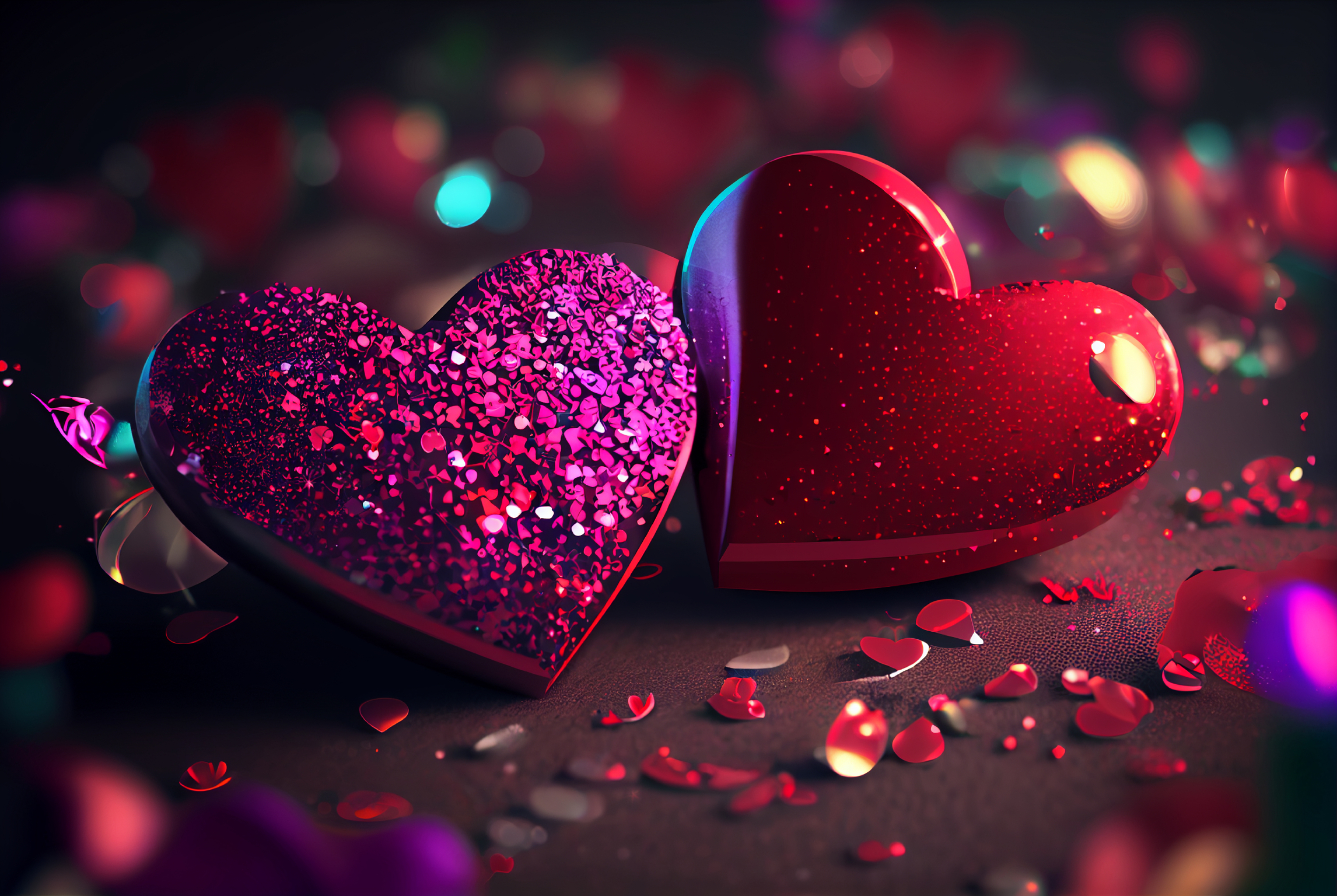 Expressive Heart Artistry Celebrate Love