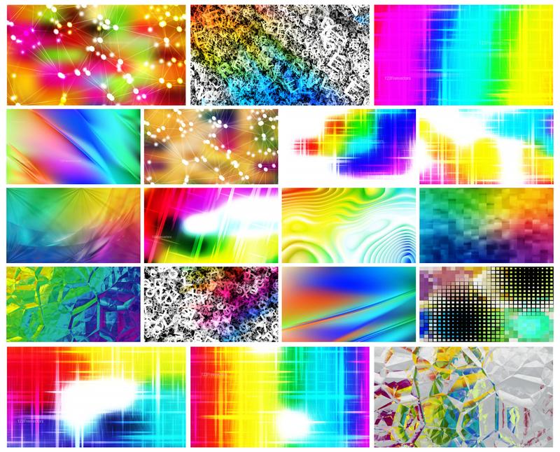 Vibrant and Versatile: A Collection of 20 Colorful Background Designs