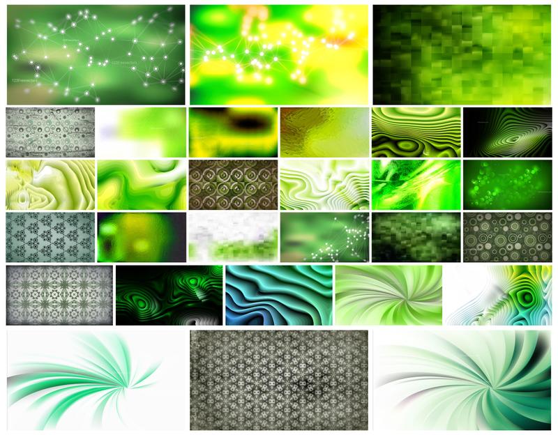 A Creative Collection of 31 Green Background Designs