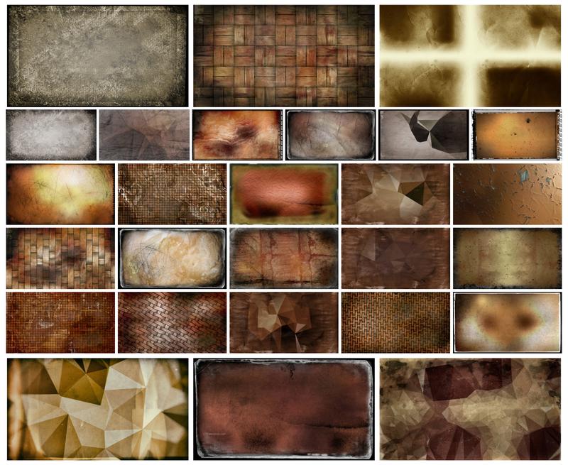Unleash Your Creativity with a Dark Brown Grunge Background Collection