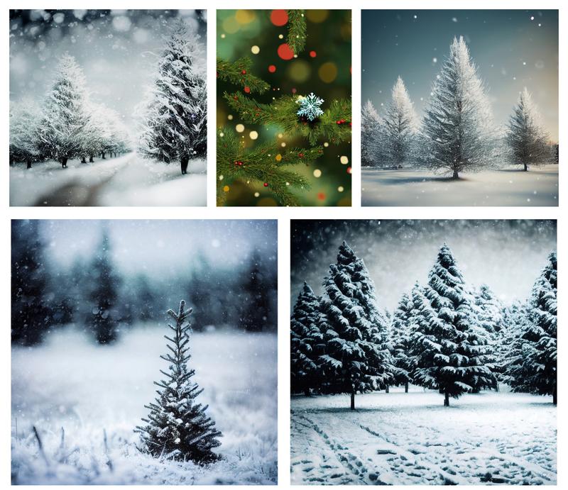 Winter Trees Background: A Creative Collection of Tree-themed Background Designs