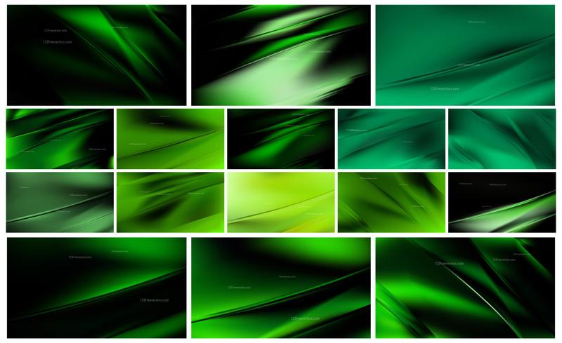 10+ Cool Green Diagonal Shiny Lines Background Designs