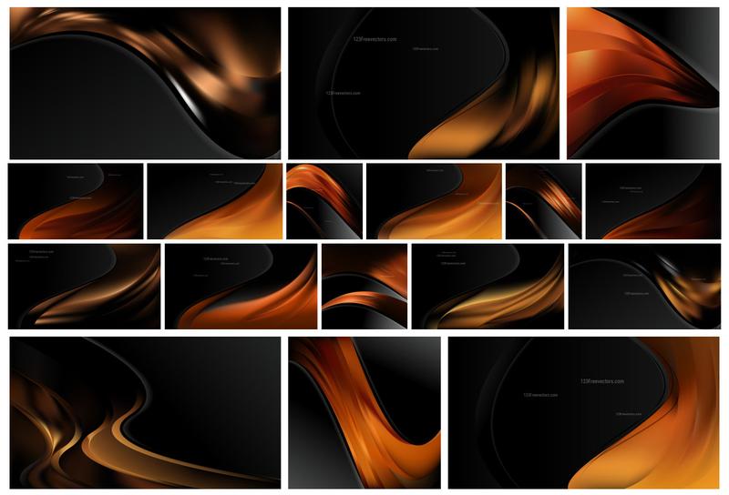 Unleash Your Creativity with a Stunning Collection of Cool Brown Wave Business Background Designs