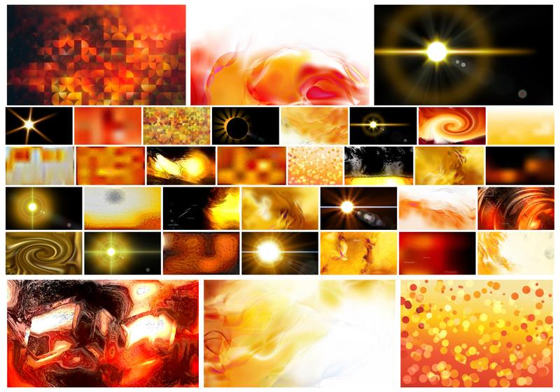 Vibrant and Versatile: A Collection of 30+ Orange Background Designs