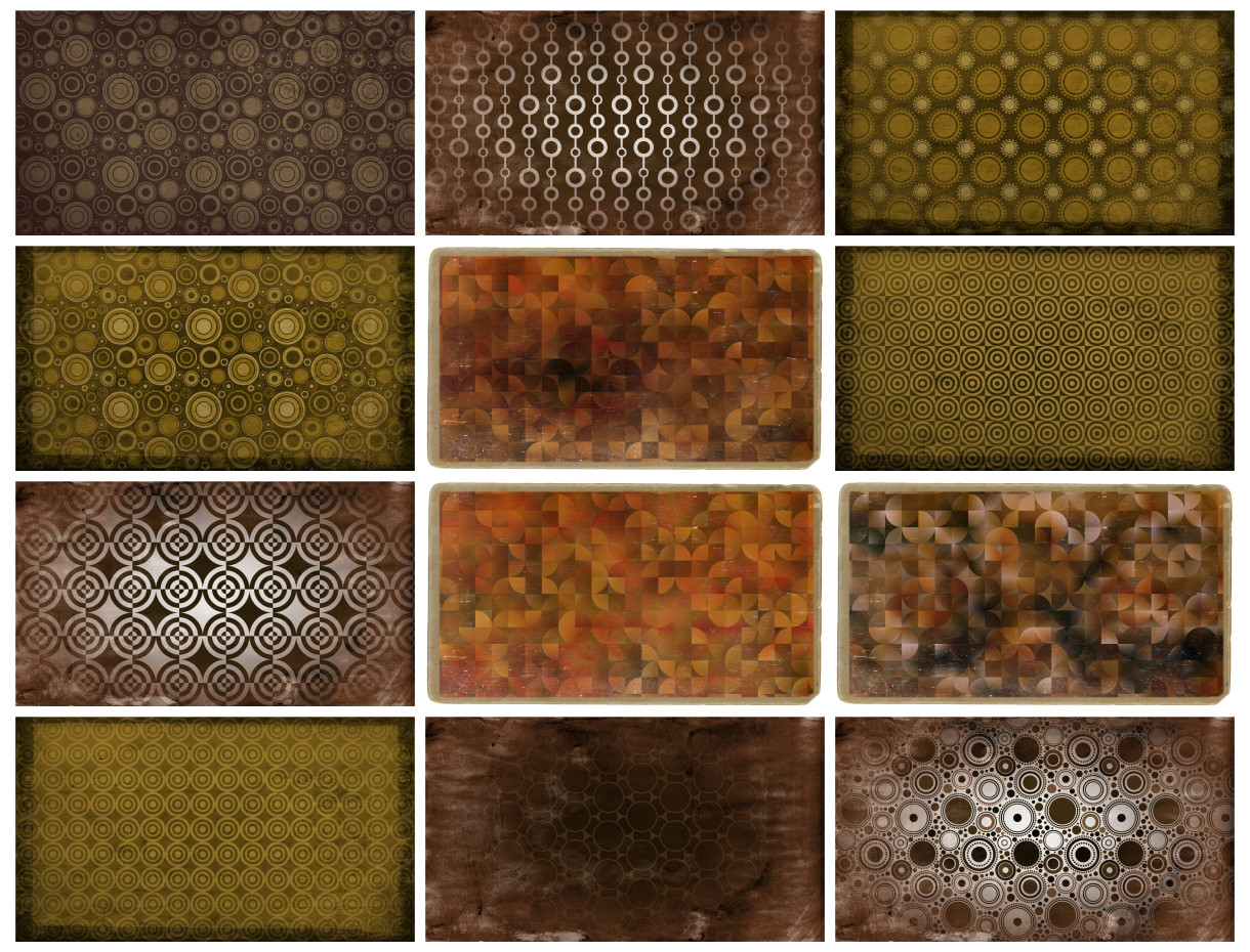10+ Creative Dark Brown Circle Background Designs