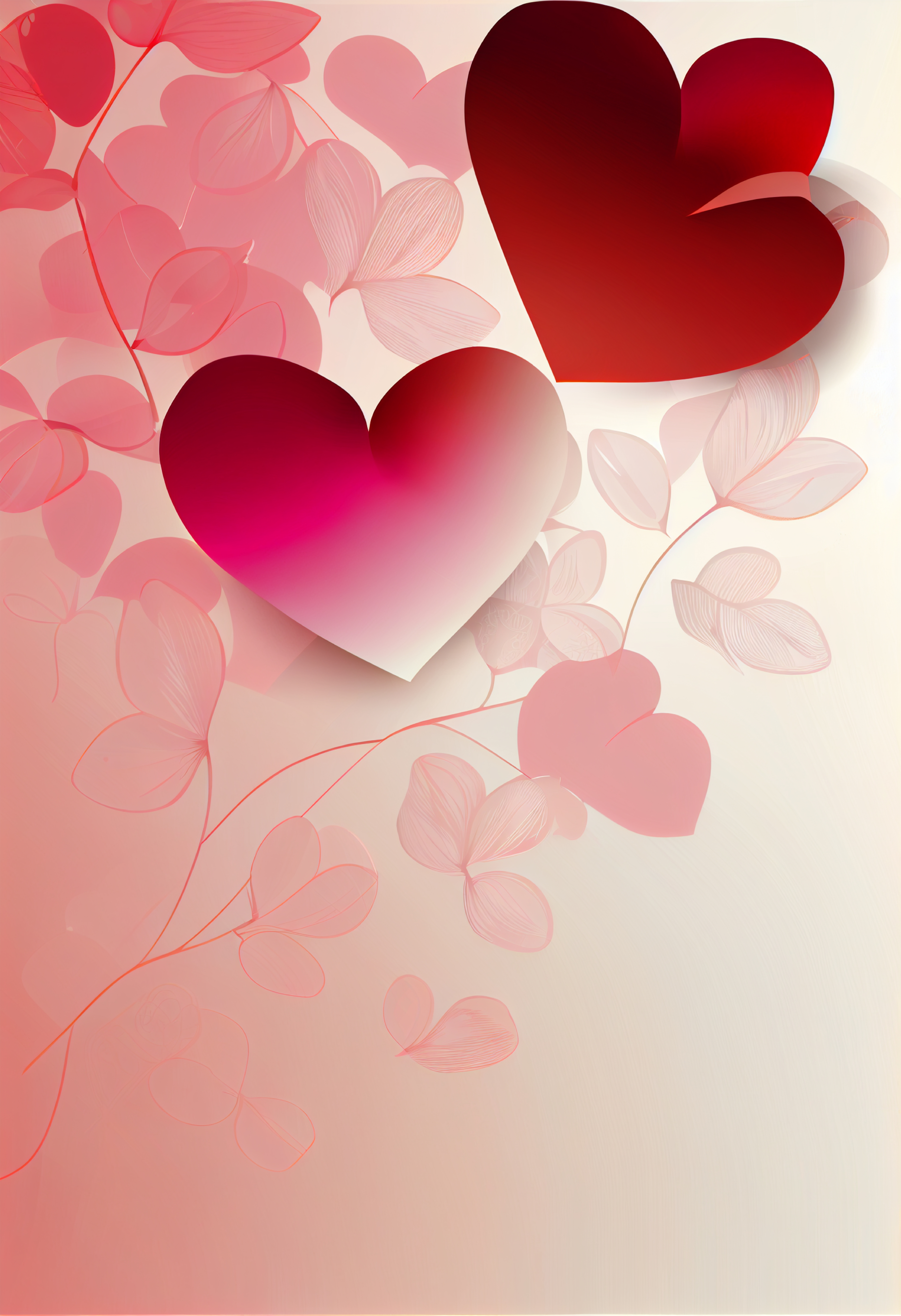 Floral Valentine Heart