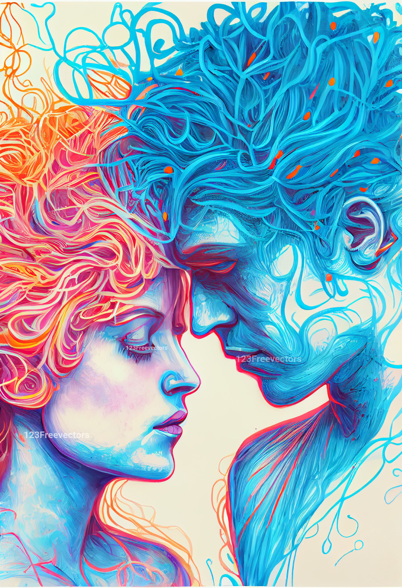 Loving Couple Painting