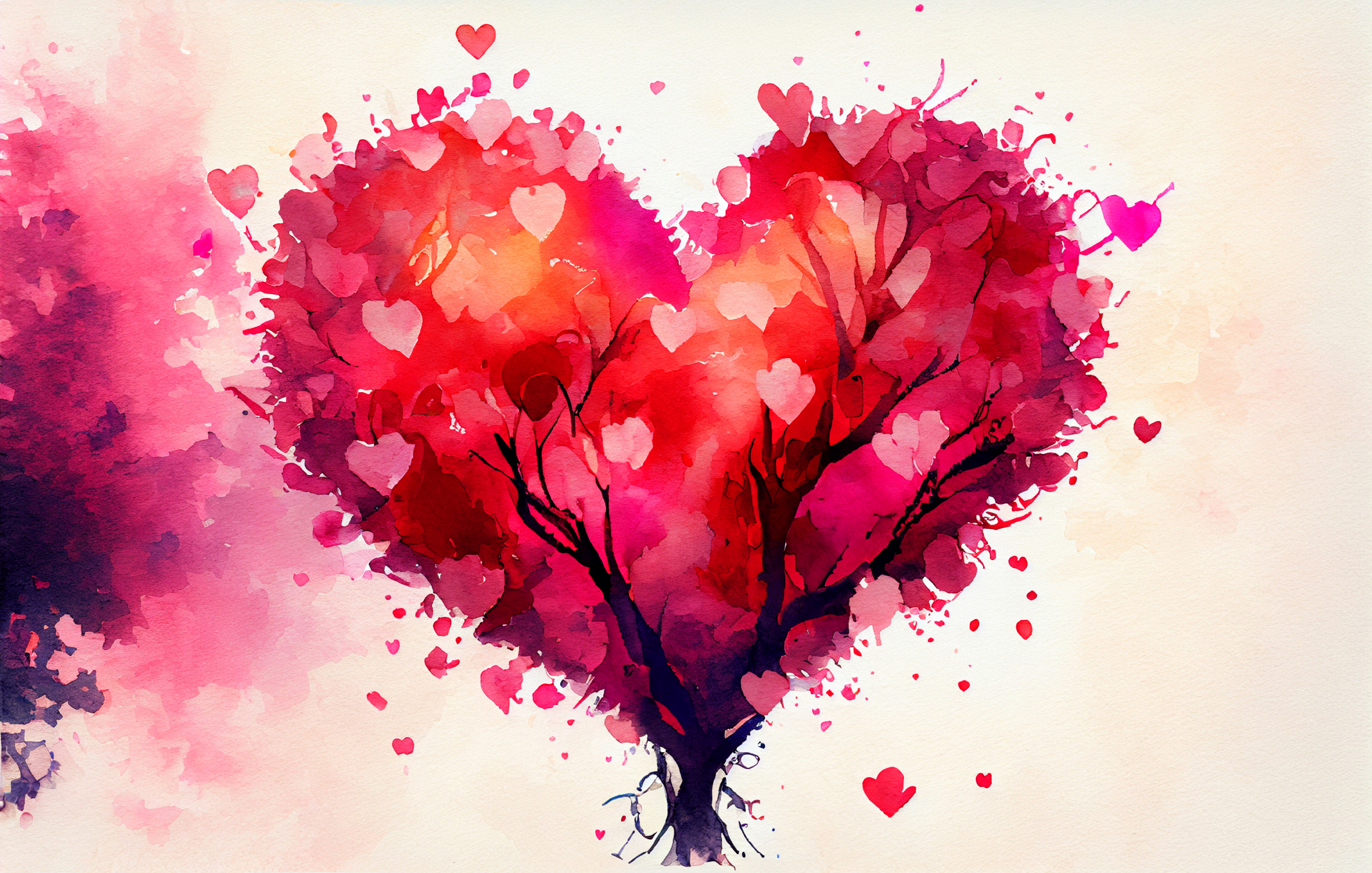 Discover a Stunning Array of Watercolor Heart Designs