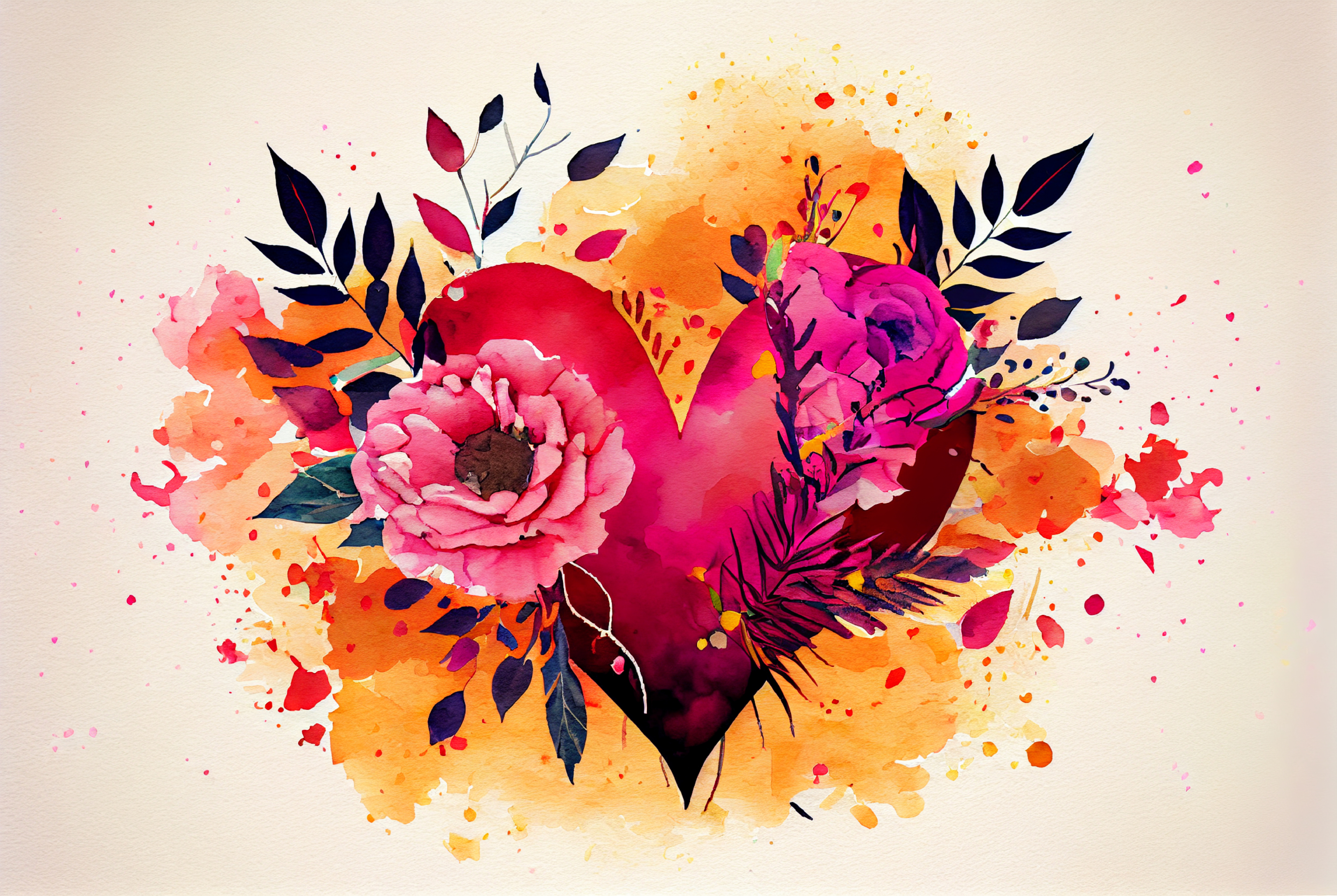 Discover a Stunning Array of Watercolor Heart Designs