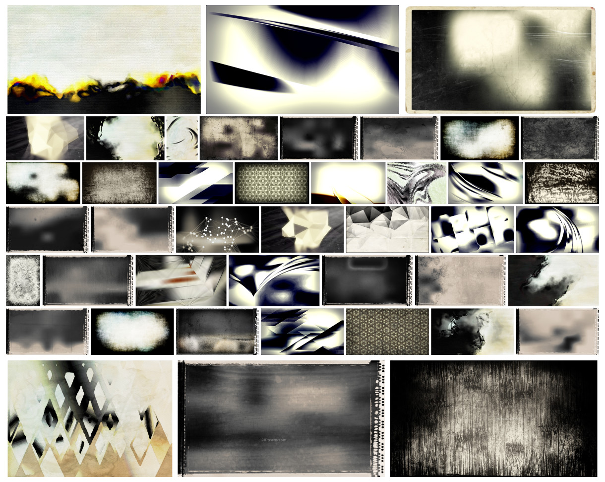 Creative Collection: Black and Beige Texture Background Designs