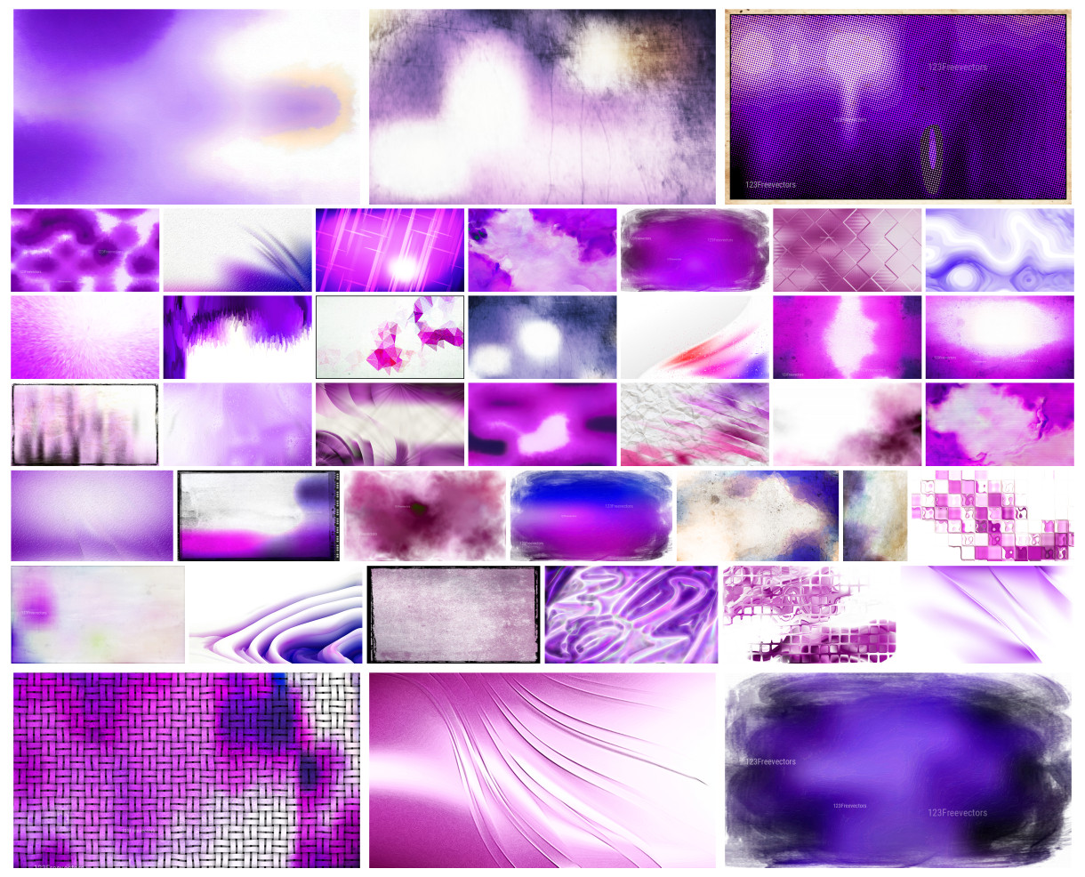 Creative Collection: Purple and White Color Combos