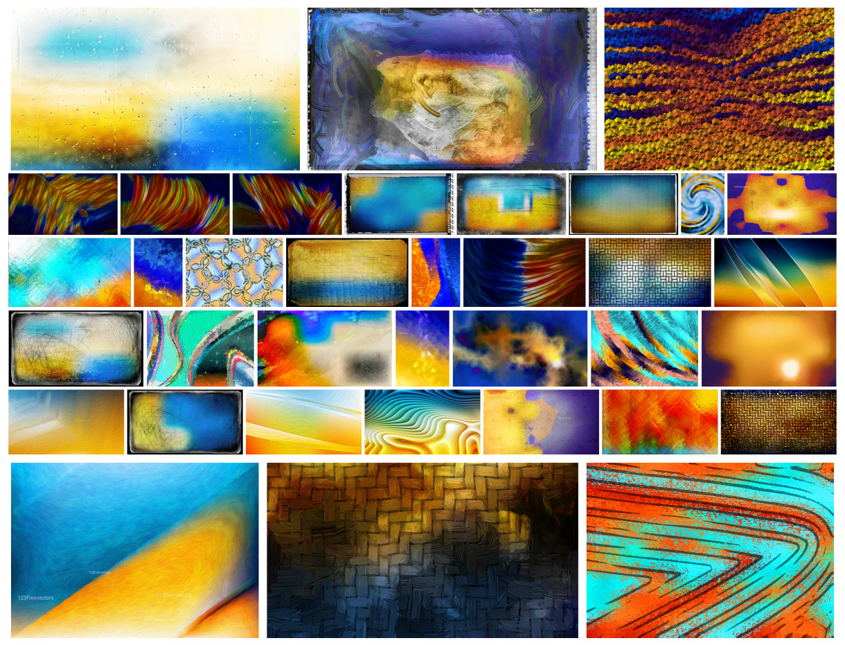 Unleashing Creativity: A Color Combo Collection of Blue and Orange Designs