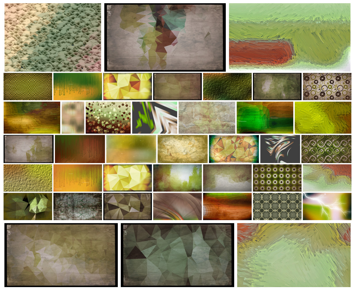 A Creative Collection: Brown and Green Color Combos