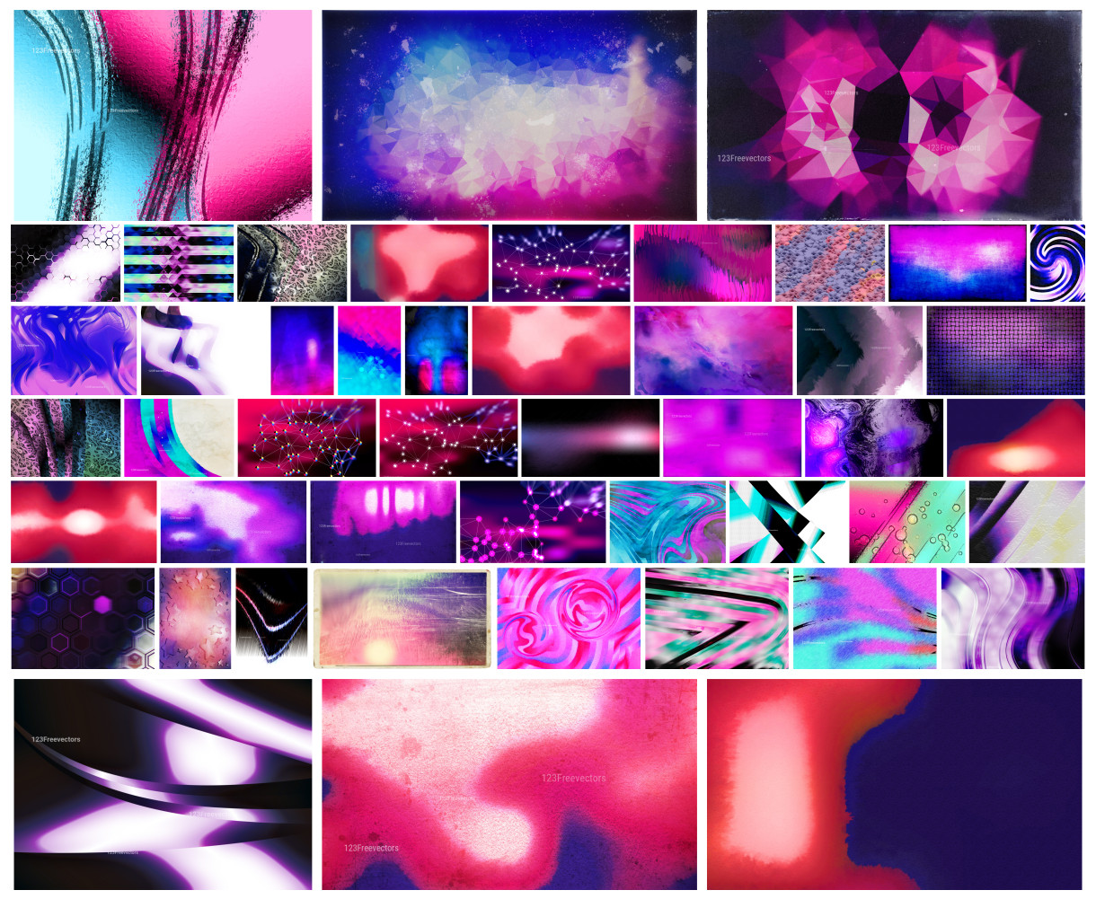 Exploring the Vibrant World of Pink and Blue: A Creative Collection