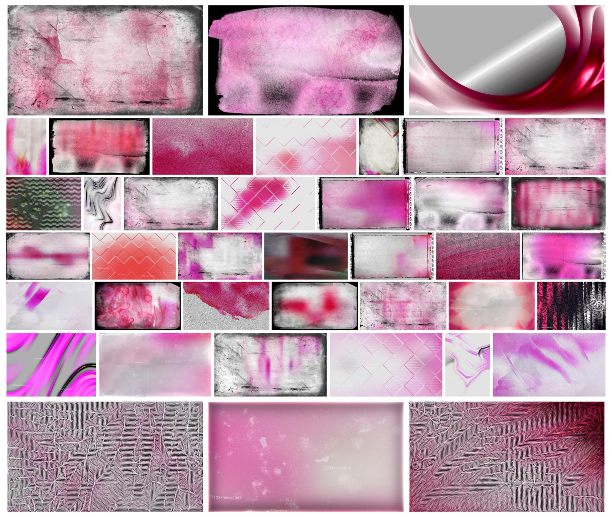 Stunning Pink and Grey Design Inspirations