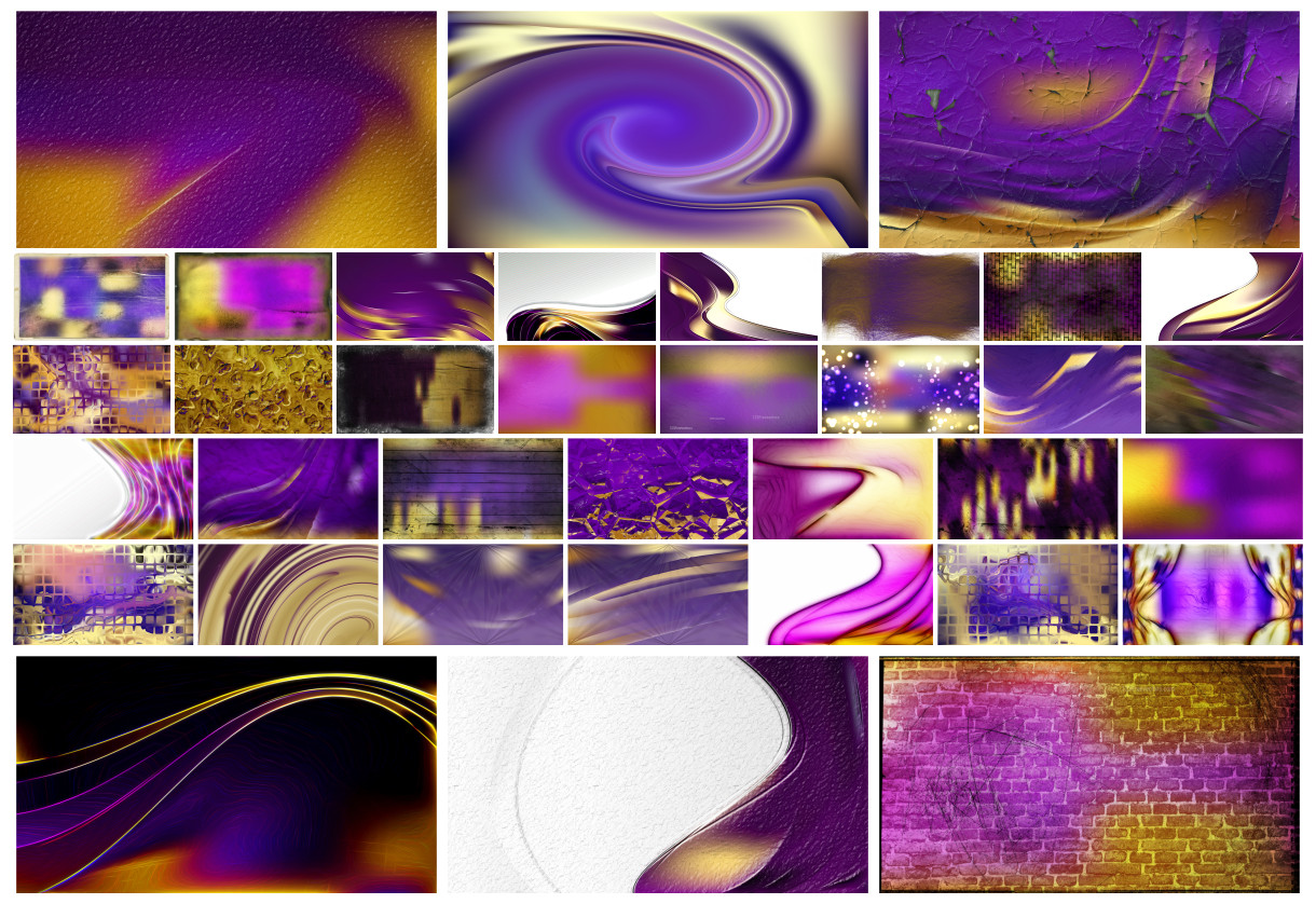 36 Stunning Purple and Gold Background Designs for Your Inspiration