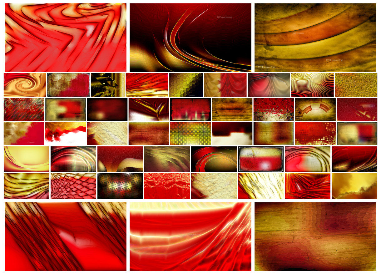 Captivating Color Combo: Red and Gold – A Creative Collection of 40+ Designs