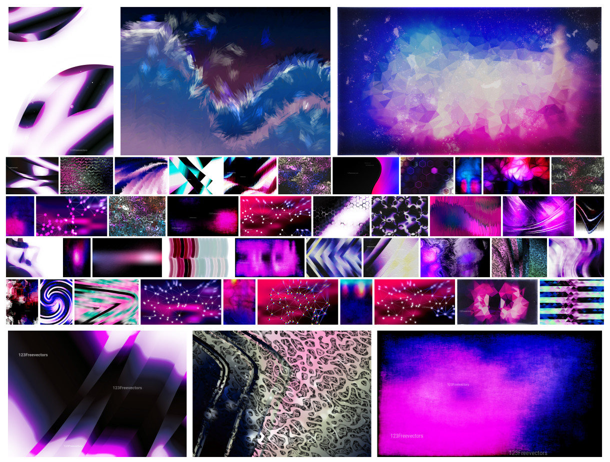 Unleash Your Creativity with Black Pink and Blue: A Stunning Collection of Abstract Backgrounds and Textures
