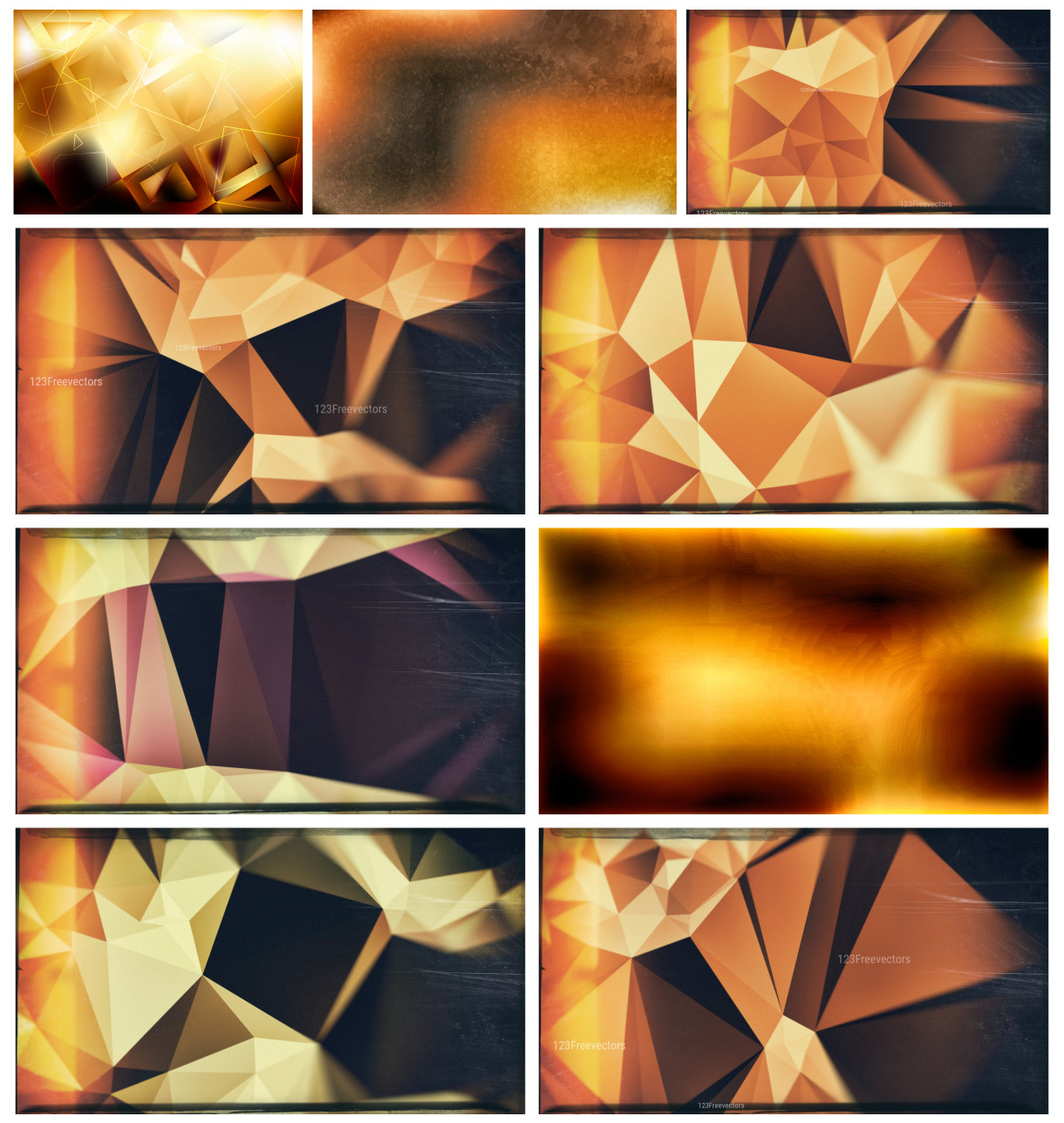 Captivating Collection of Brown Orange and Black Designs