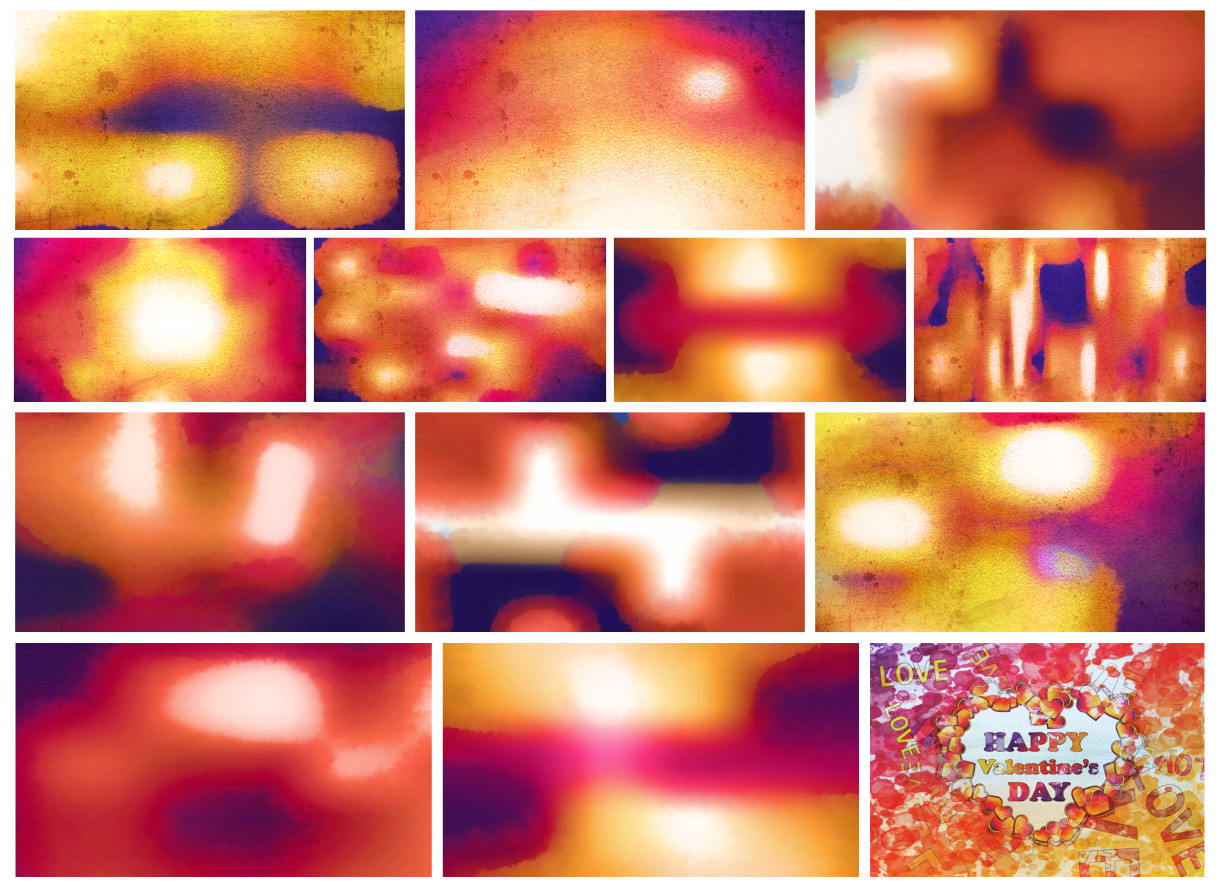 A Vibrant Collection of Purple Orange and White Designs