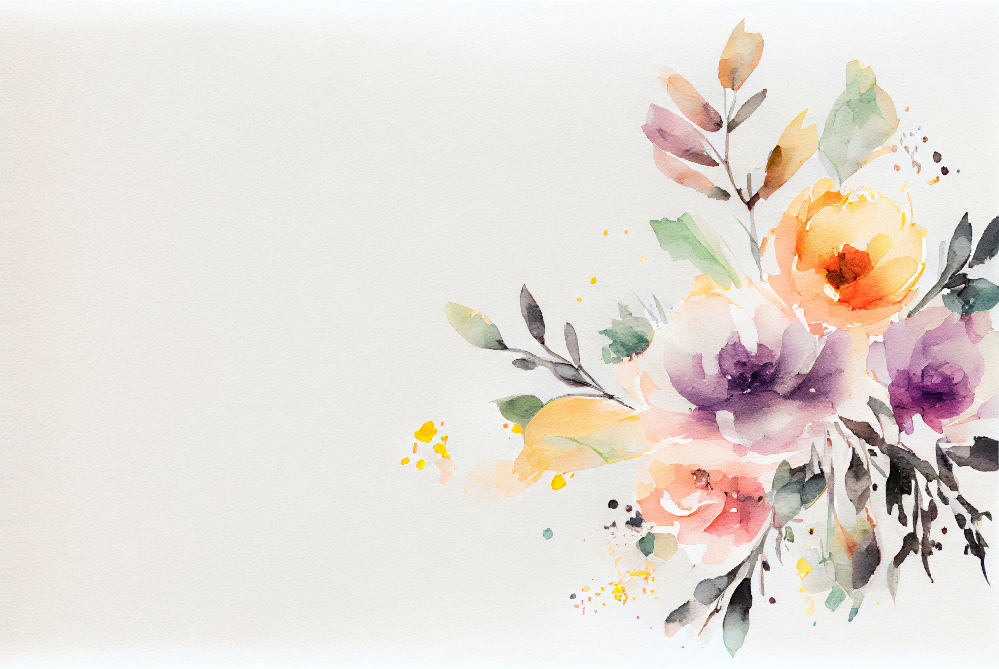 Elegance in Every Brush Stroke: 31 Watercolor Pastel Flower Card Backgrounds