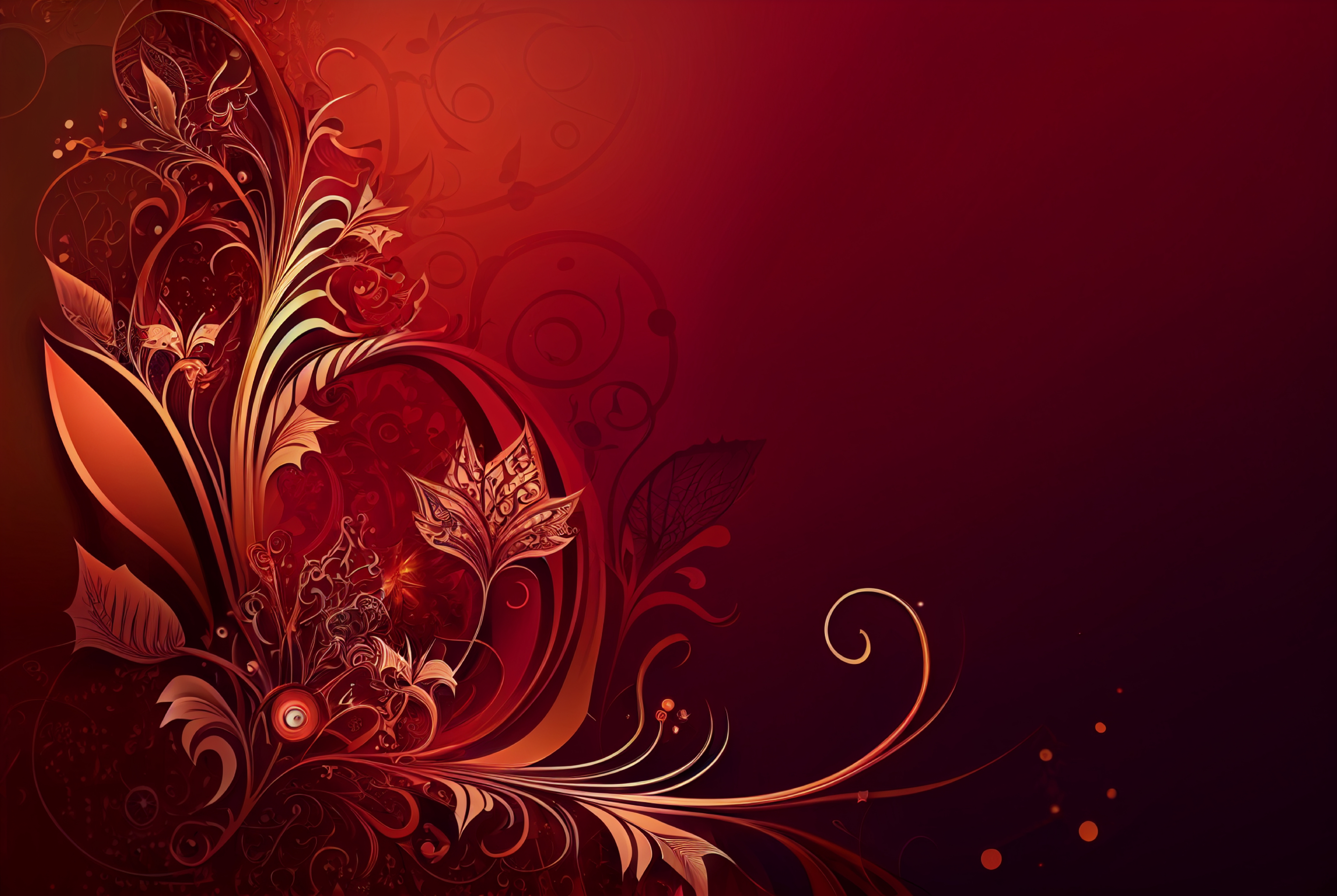 Red Flower Background