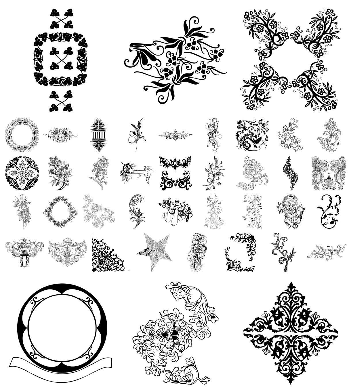 Dive into the Visual Explosion of Hand Drawn Floral Vectors
