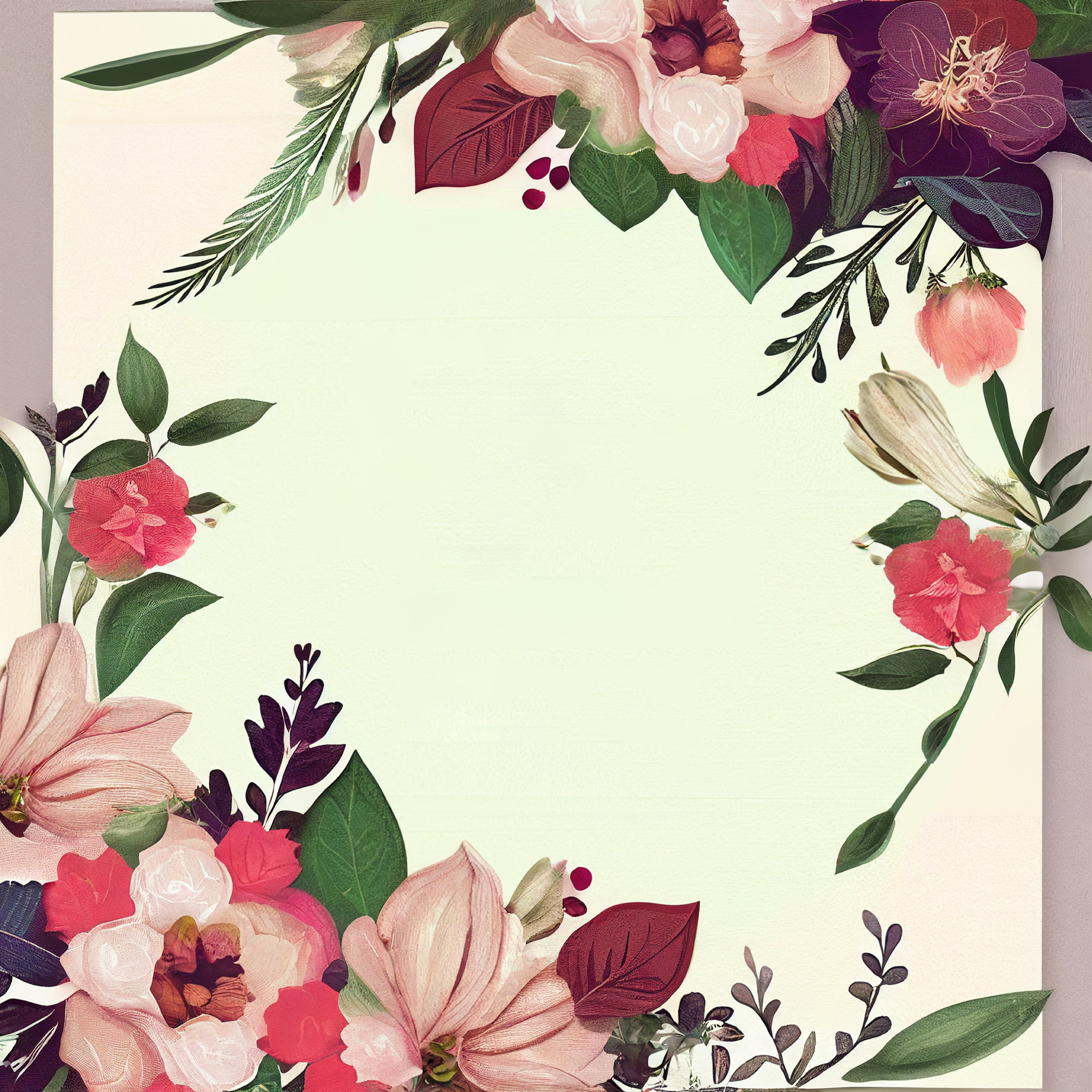 Crafting Everlasting Moments: 30 Flower Wedding Invitation Card Templates for Your Big Day