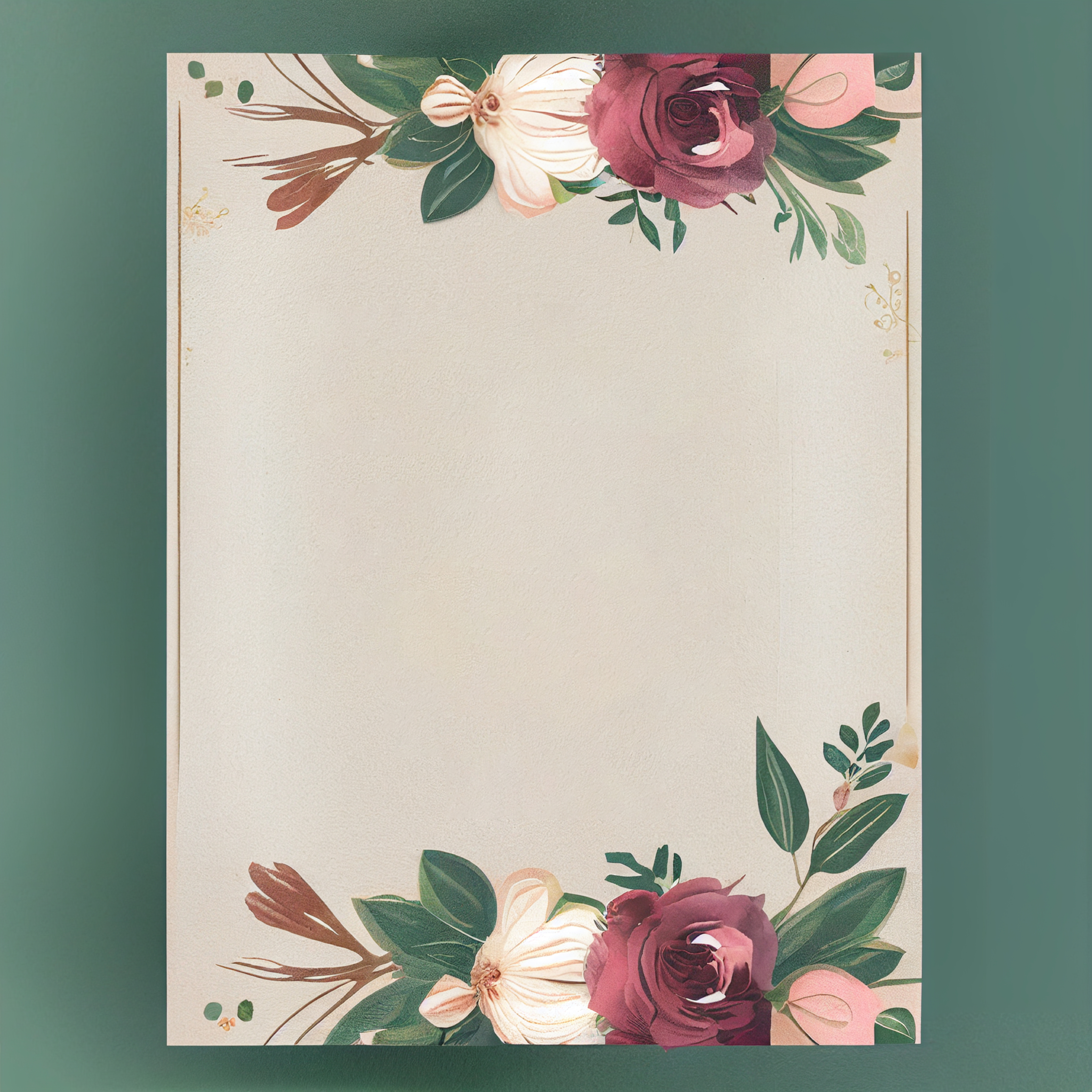 Crafting Everlasting Moments: 30 Flower Wedding Invitation Card Templates for Your Big Day