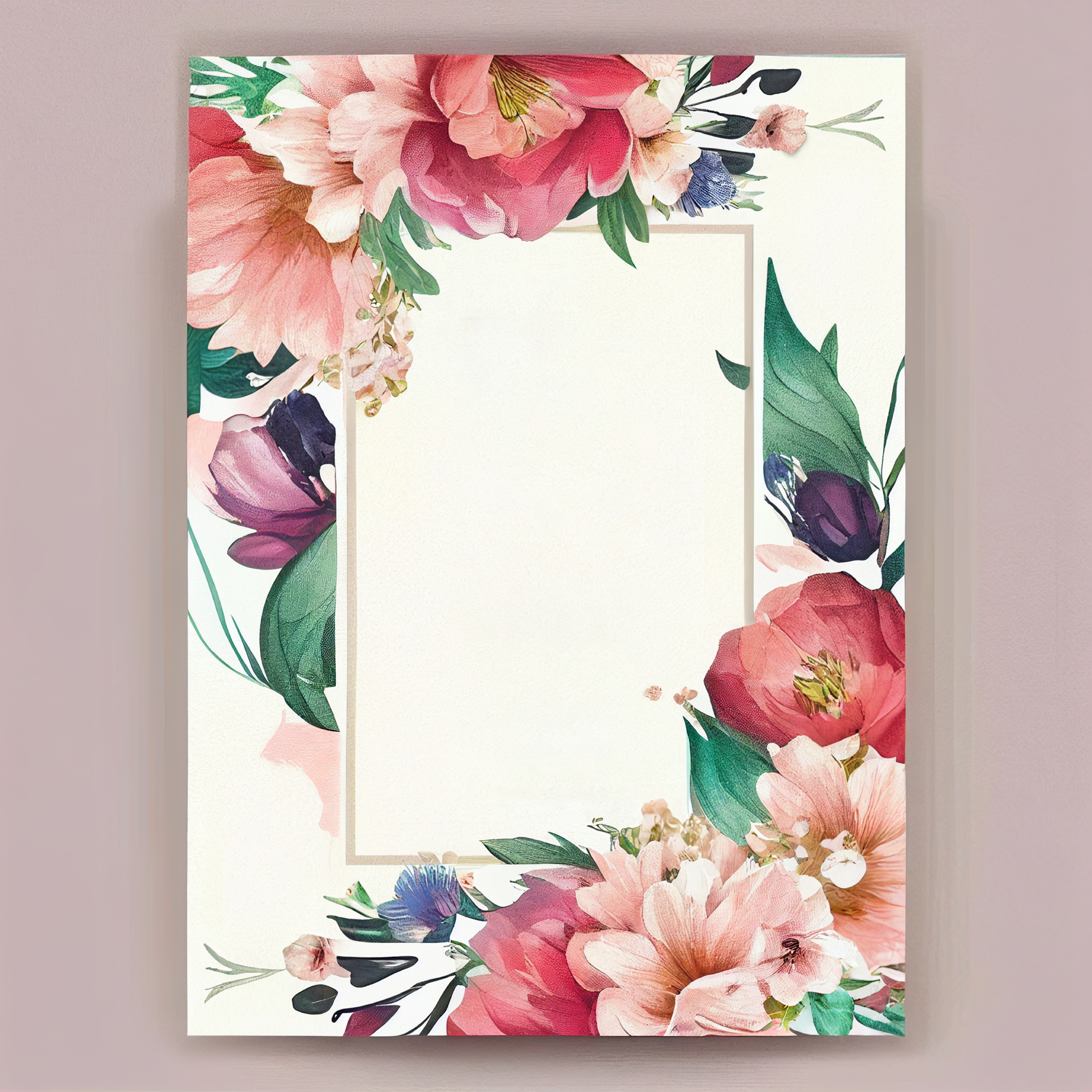 Crafting Everlasting Moments: 30 Flower Wedding Invitation Card Templates for Your Big Day