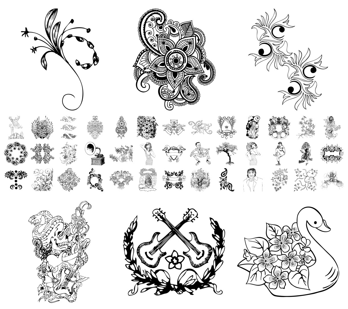 Dive into Creativity with Hand Drawn Vector Collection