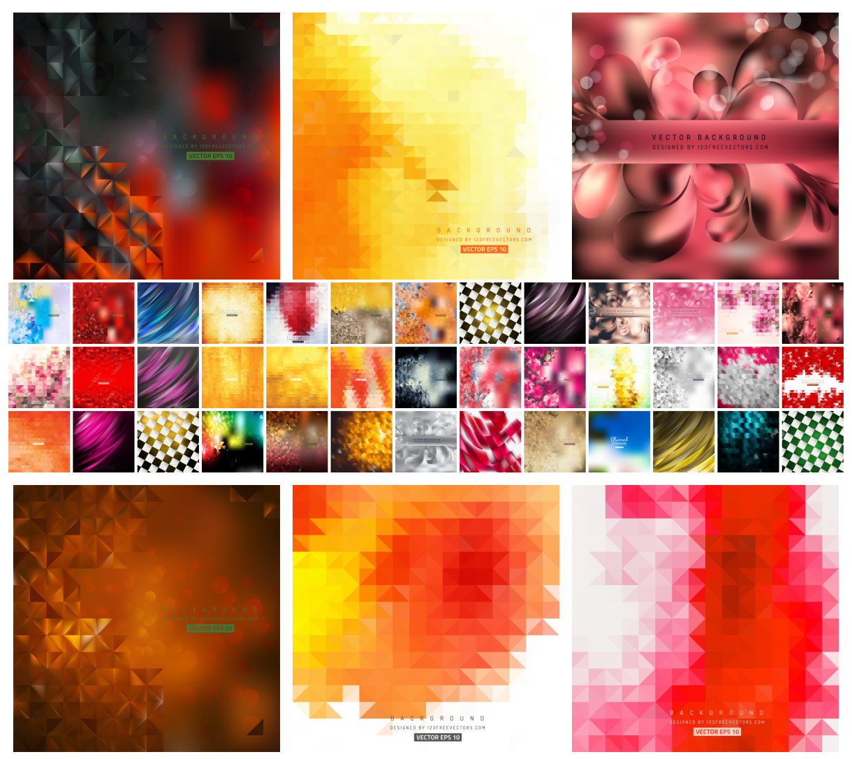 Captivating Clip Art Vector Collection: An Exploration in Abstract Background Designs