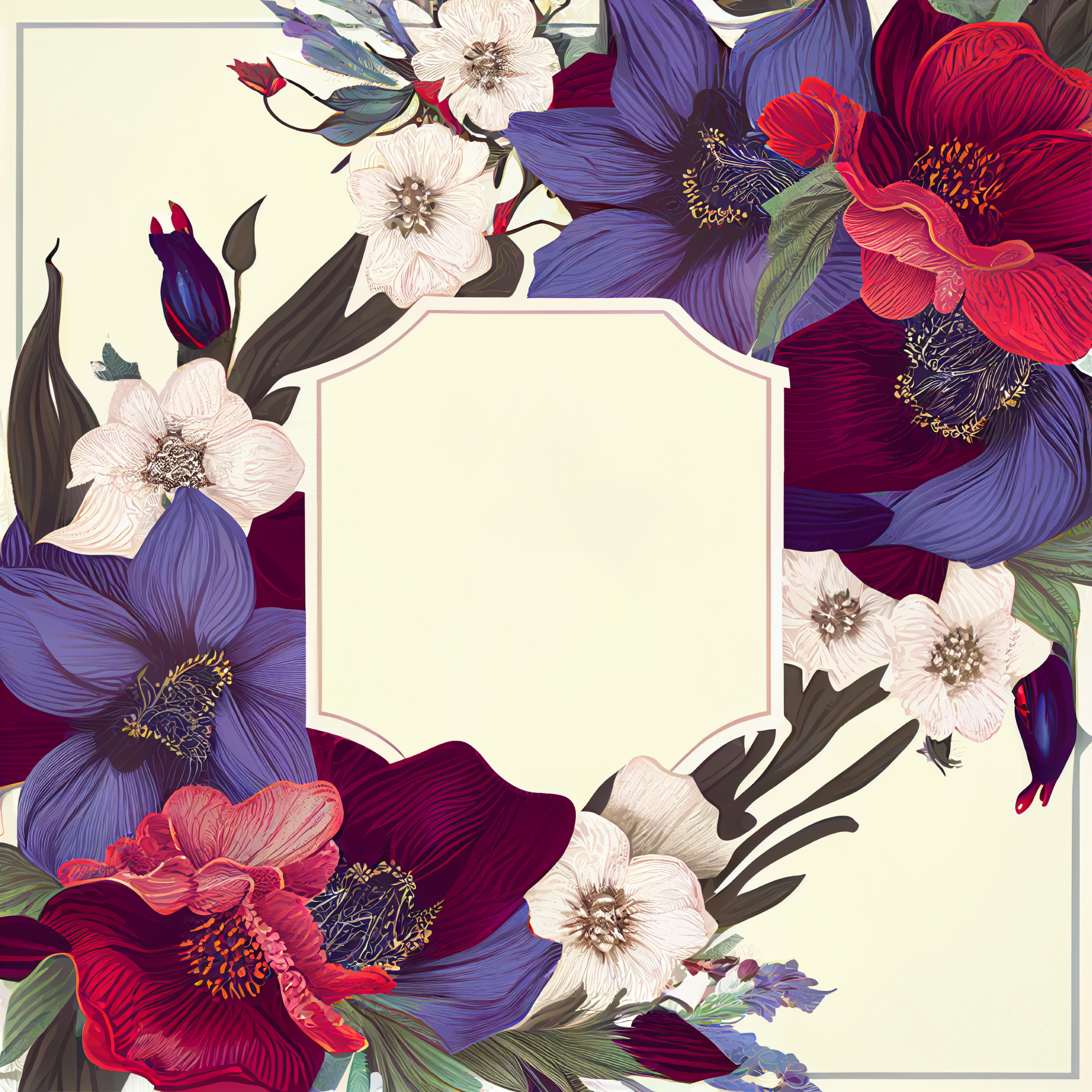 Crafting Everlasting Moments: 30 Flower Wedding Invitation Card Templates for Your Big Day