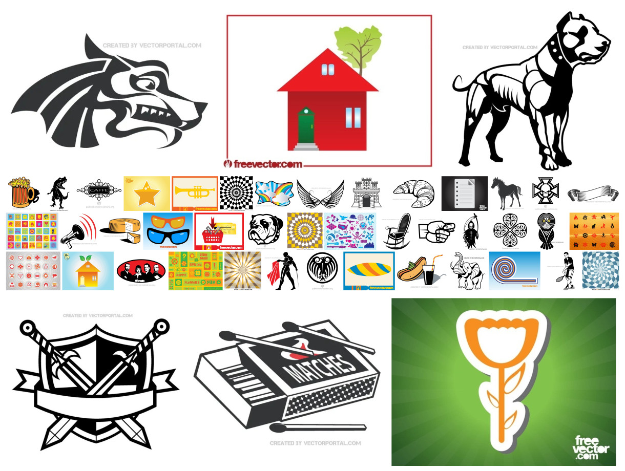 A Versatile Collection of Vibrant Vector Clip Art