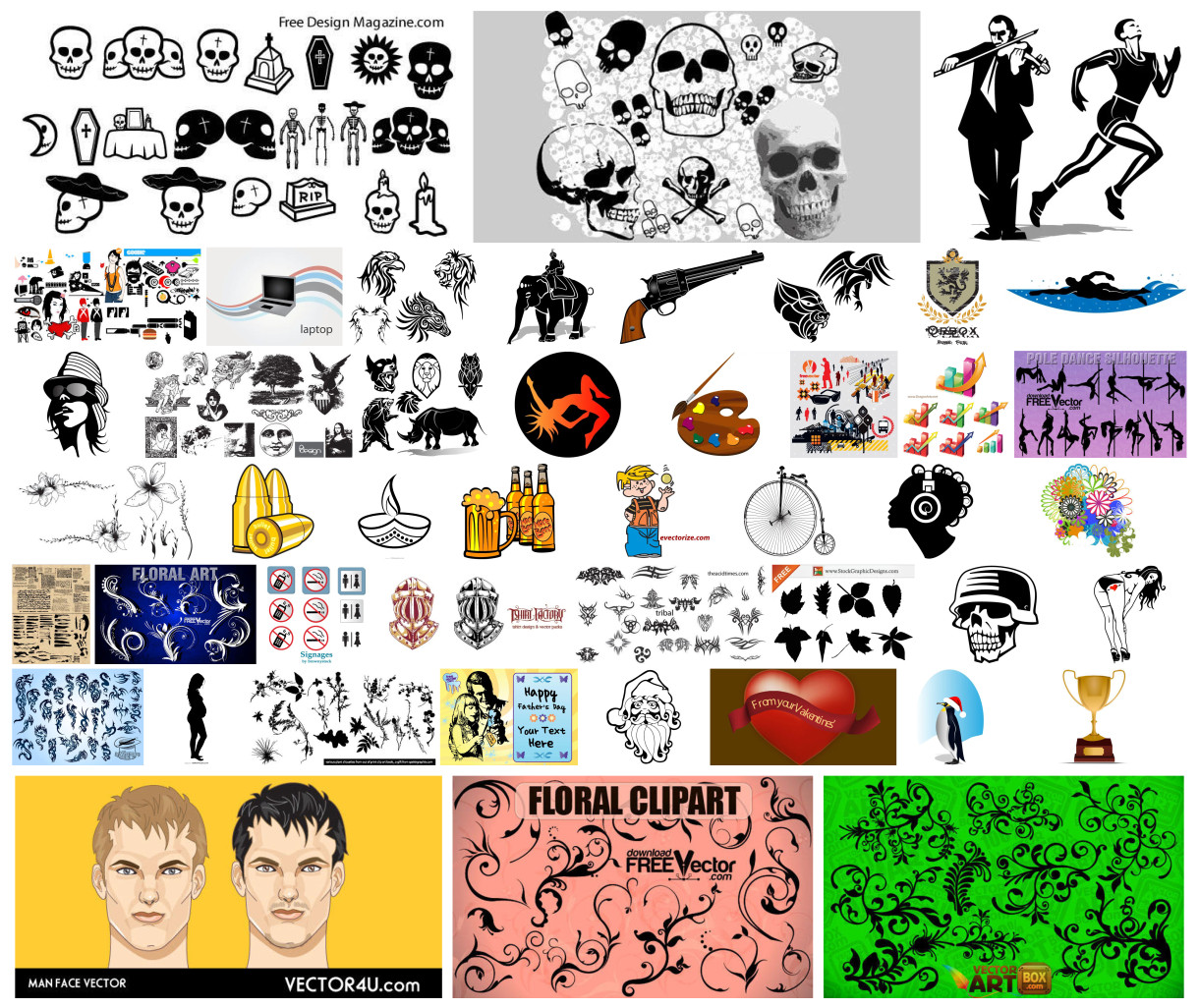 A Stupendous Array of Vector Clip Art: From Angels to Animals and More