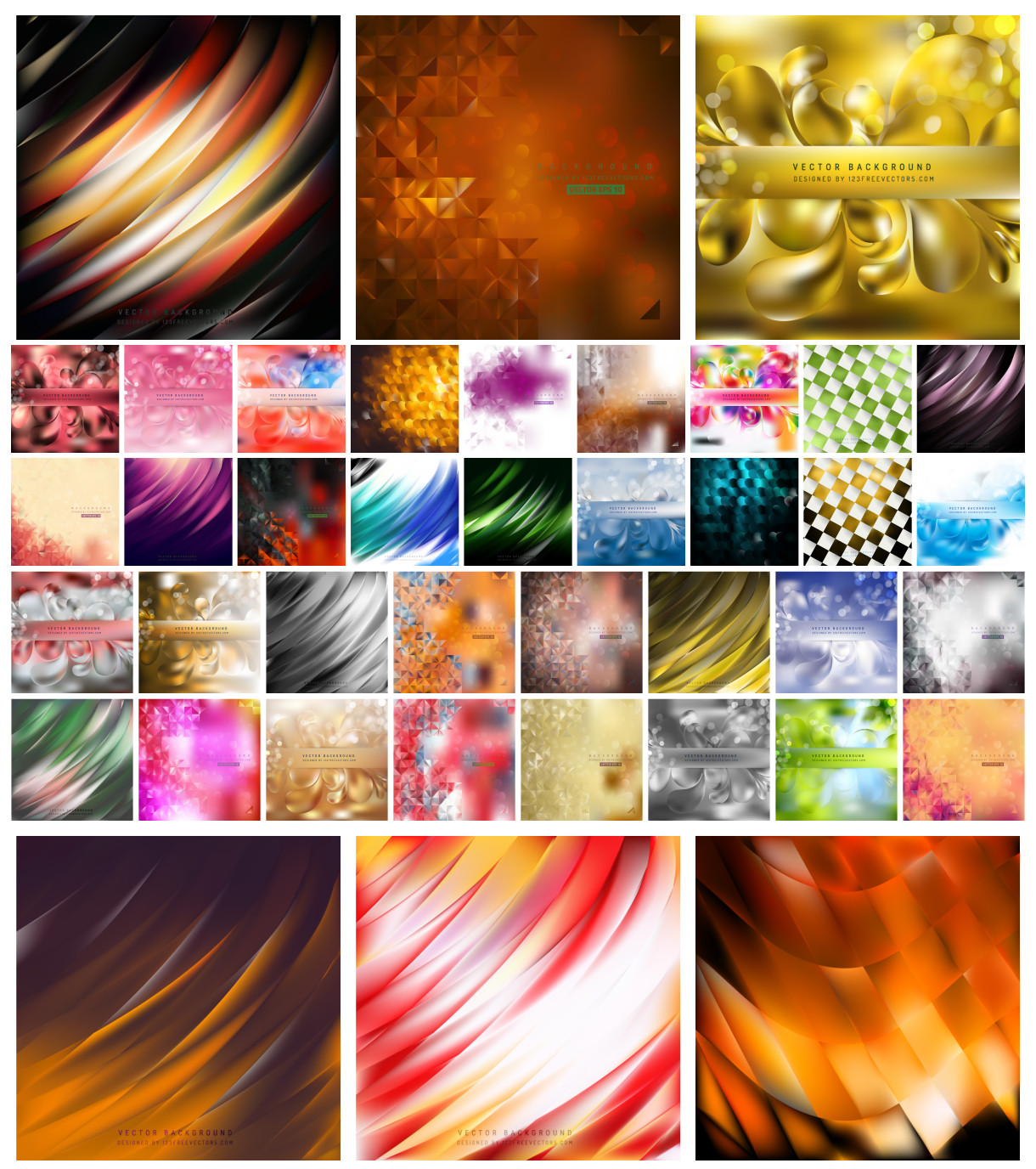 An Impressive Compilation of Abstract Background Clip Art Vectors