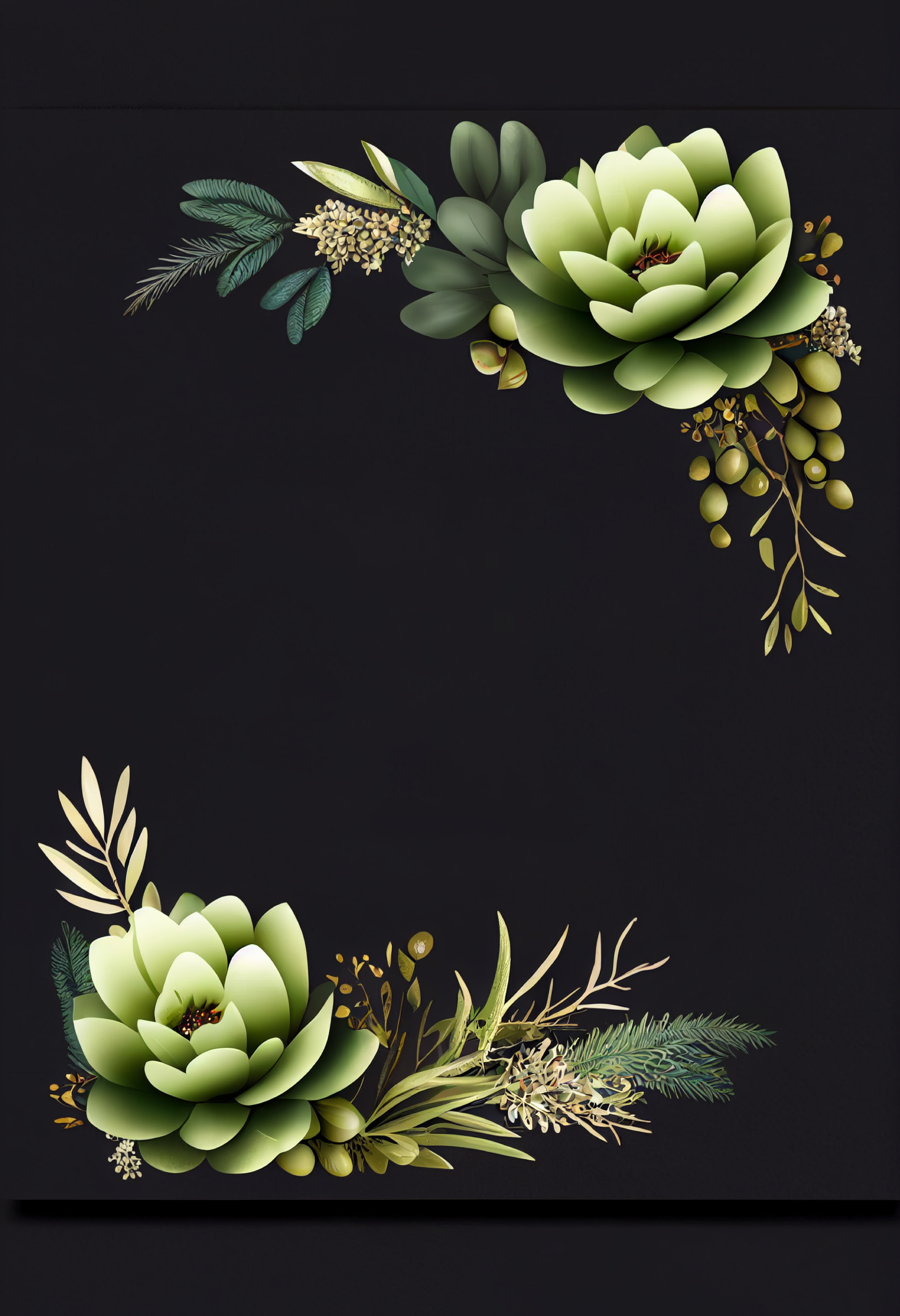 Succulent Wedding Invitation