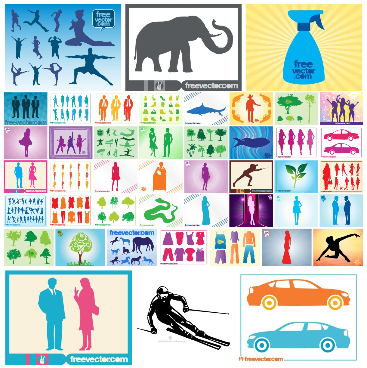 Explore Silhouette Vector: An Exquisite Collection of Over 40 Unique Designs