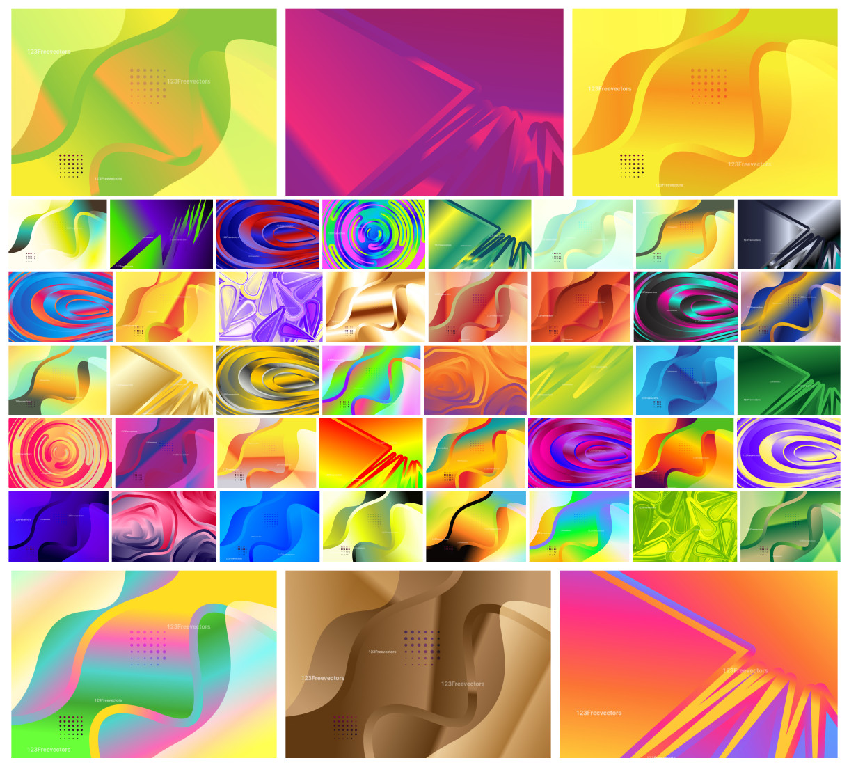 Captivating Liquid Vector Designs: A Colorful Spectacle