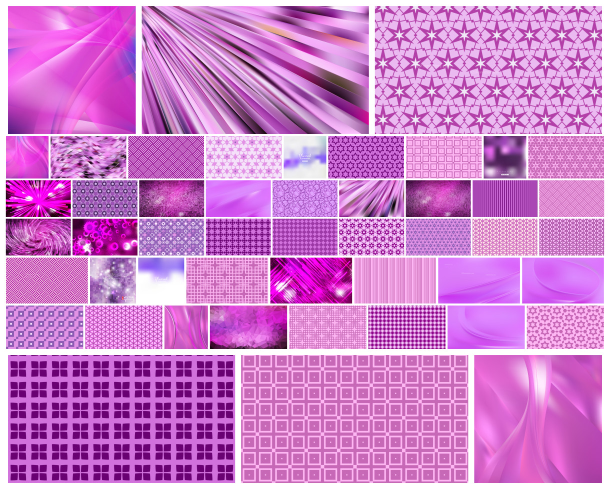 Lilac Wonders: A Collection of Various Graphic Design Styles