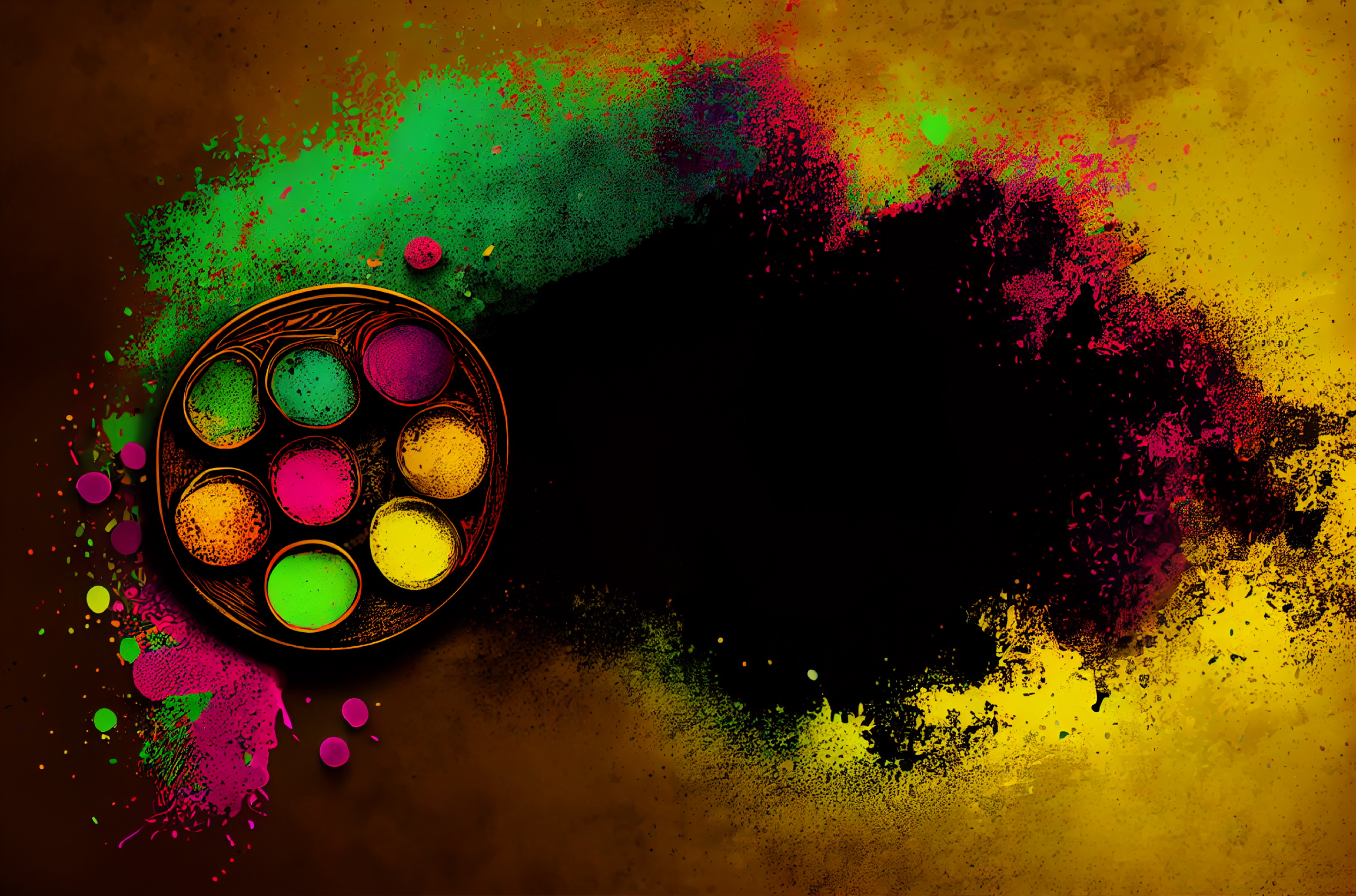 Happy Holi Background