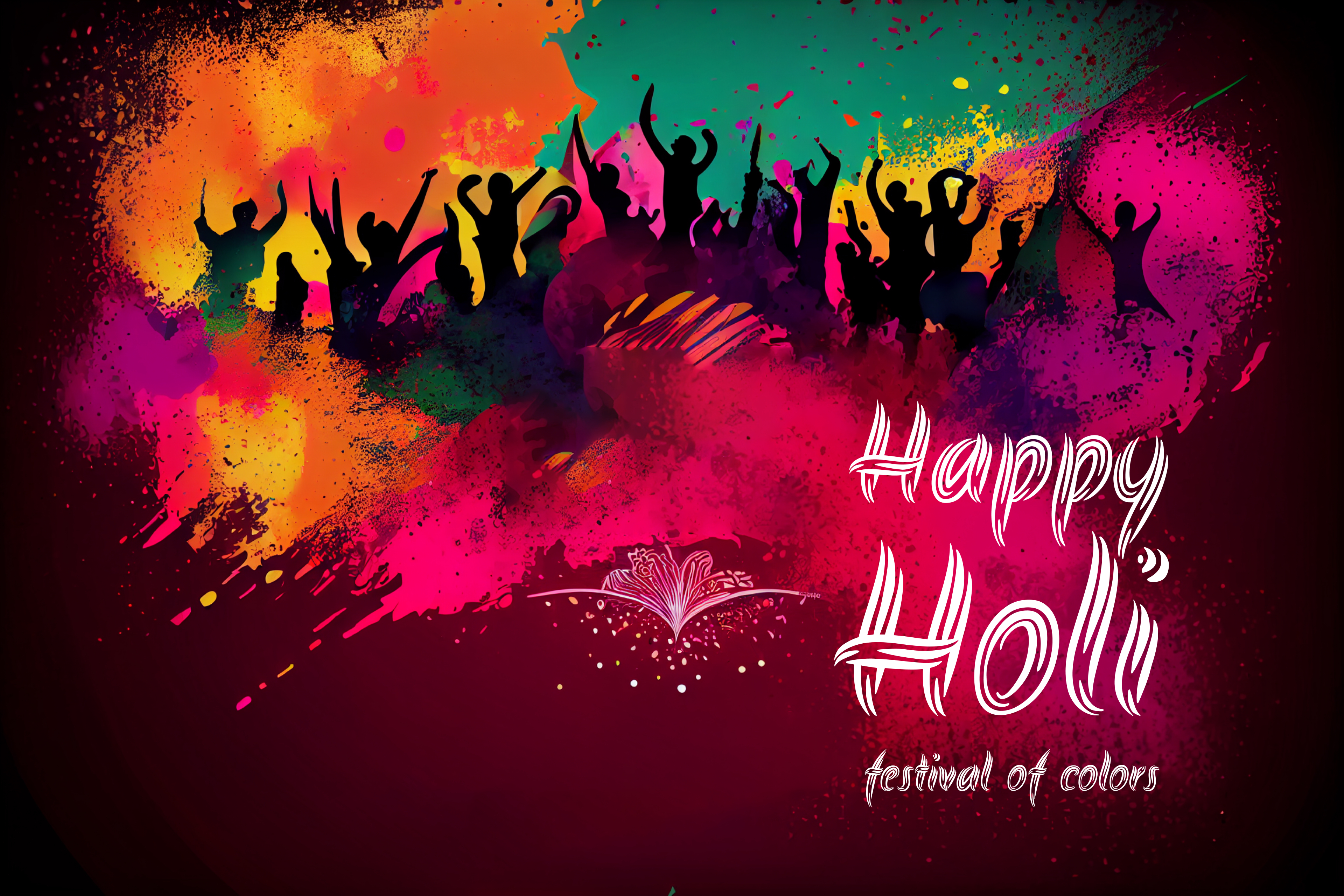 Happy Holi Background