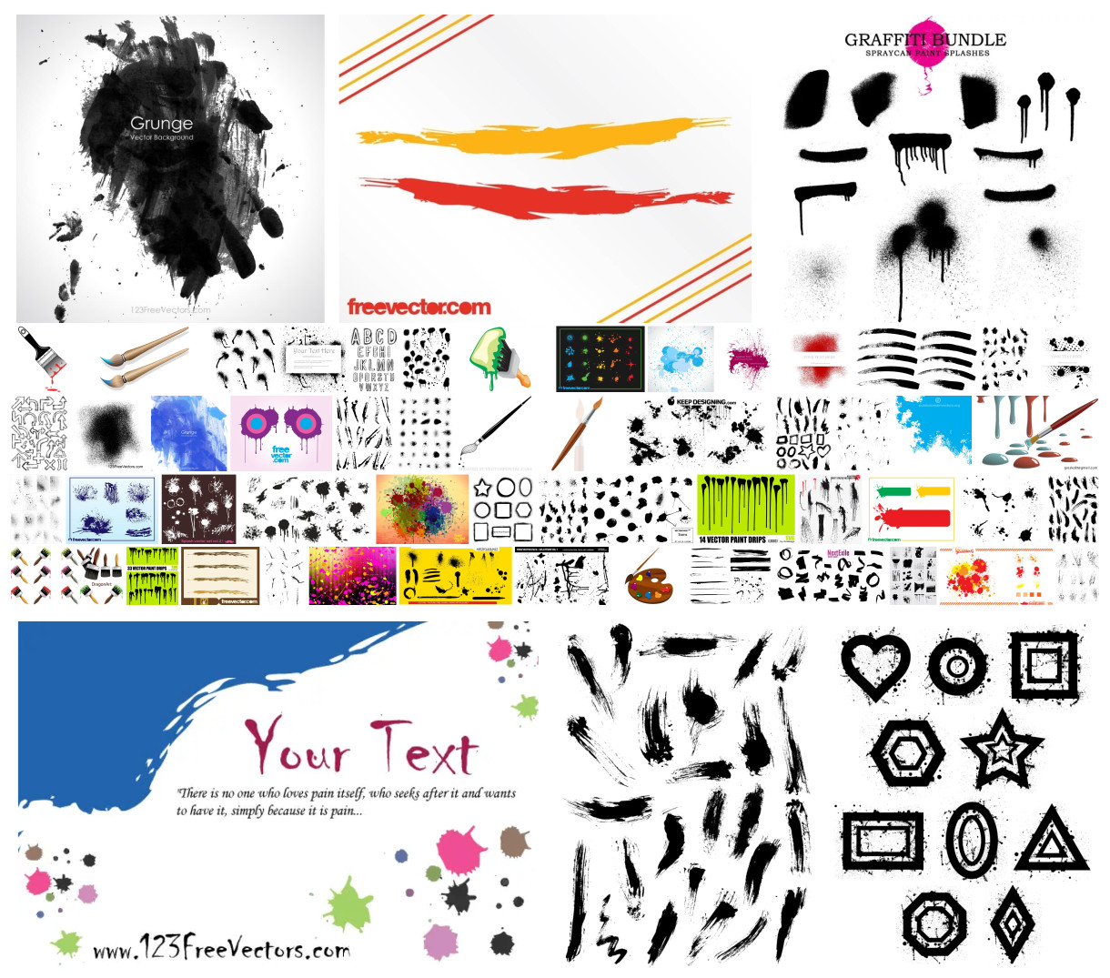 Unleashing Creativity with Boundless Paint Vector Designs
