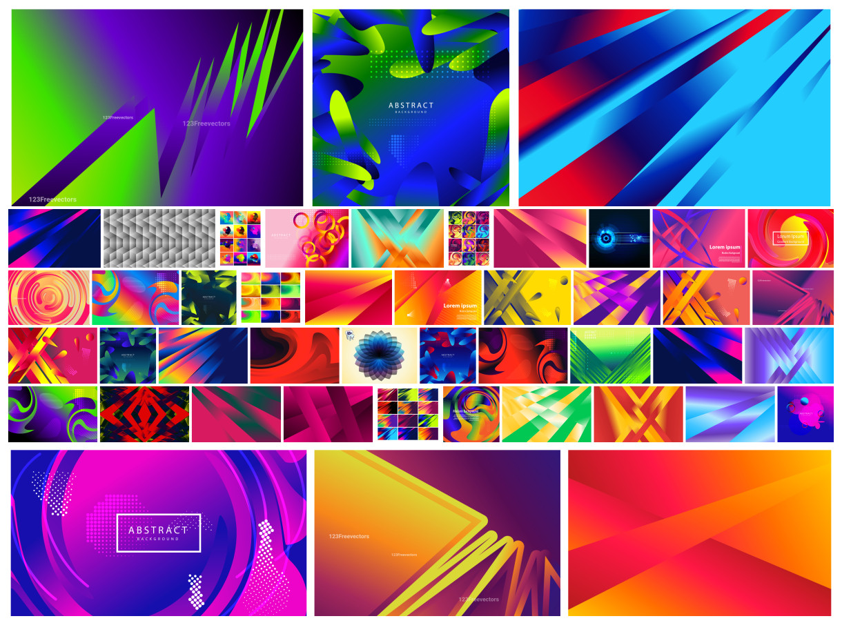 Enthralling Collection of Futuristic Abstract Vector Designs