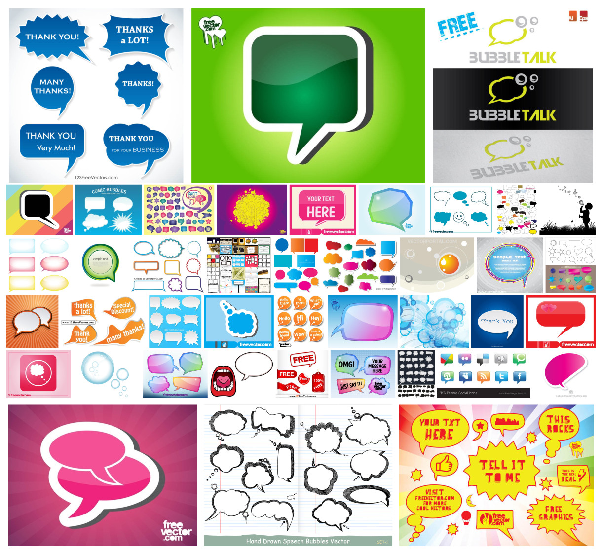 A Pioneering Compilation of Spectacular Bubble Vector Designs