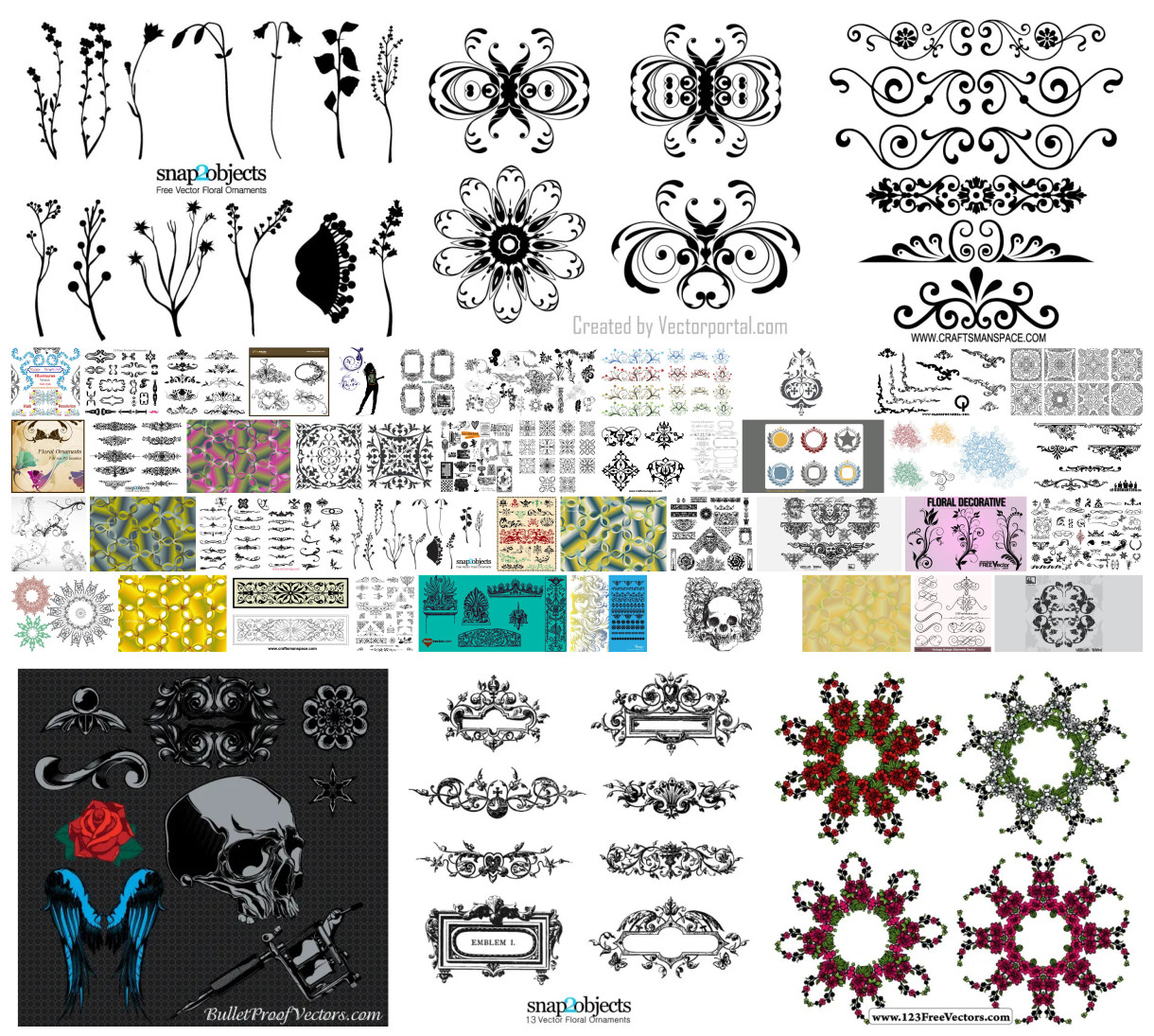 Adorn Your World: A Creative Collection of 40+ Versatile Decorations Vector