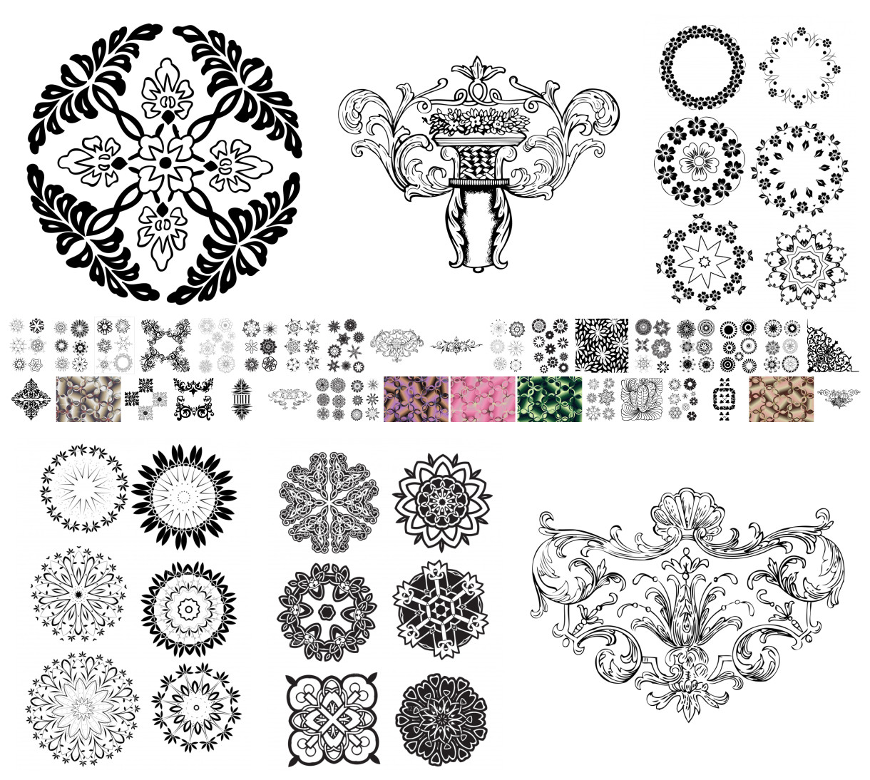 Ornament Your Life: A Showcase of Decorative and Abstract Gradient Backgrounds