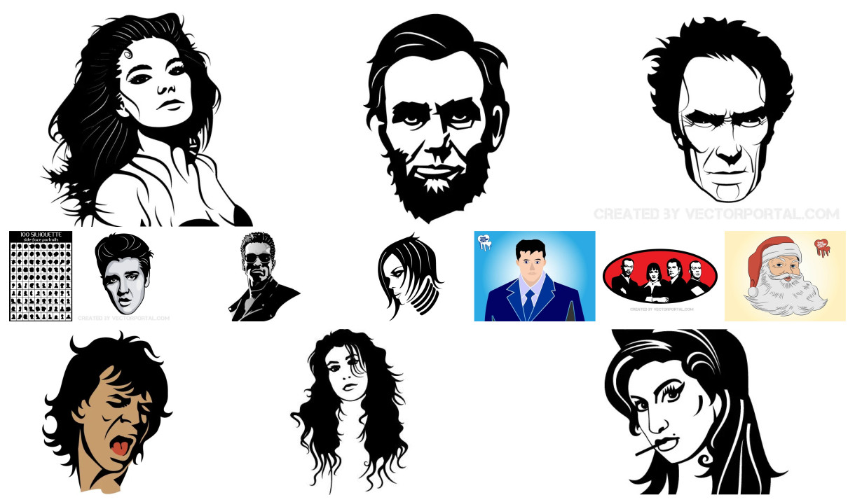 Experience the Extravaganza of 10+ Intriguing Vector Portraits